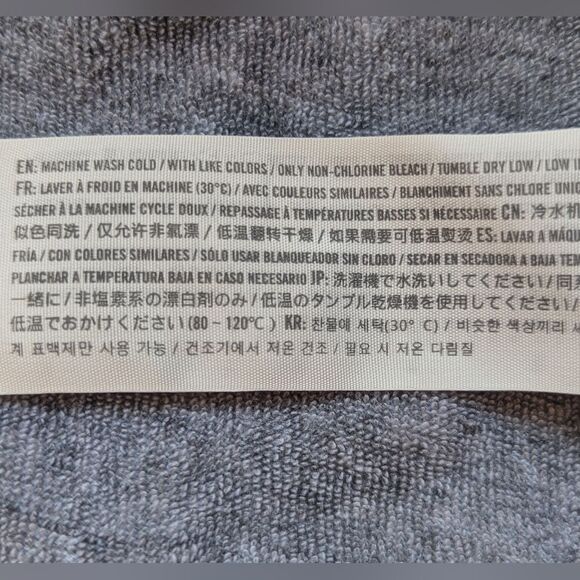 Abercrombie & Fitch Velour Sleeves T-Shirt Nostalgiacore Preppy Athleisure MD - Picture 10 of 10